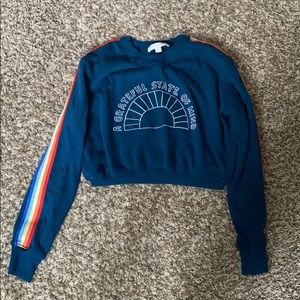 Spiritual Gangster Grateful Crop Crew Sweatshirt